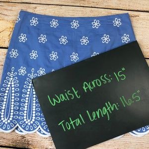 Vineyard Vines Skirts - Vineyard Vines Blue Periwinkle skirt scalloped 4 Vineyard Vines Skirts - Vineyard Vines Blue Periwinkle skirt scalloped 4